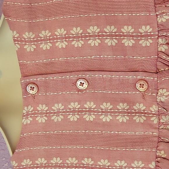 Pastourelle by Pippa & Julie red boho bohemian tassel pom pom modern top - Picture 8 of 10